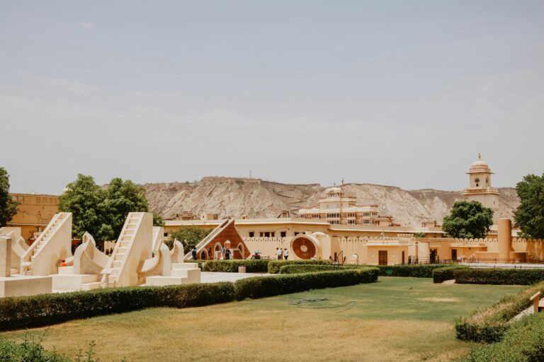 The iconic sundial and astronomical instruments of Jantar Mantar, a UNESCO World Heritage Site in Jaipur