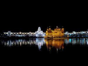 Golden Temple night view